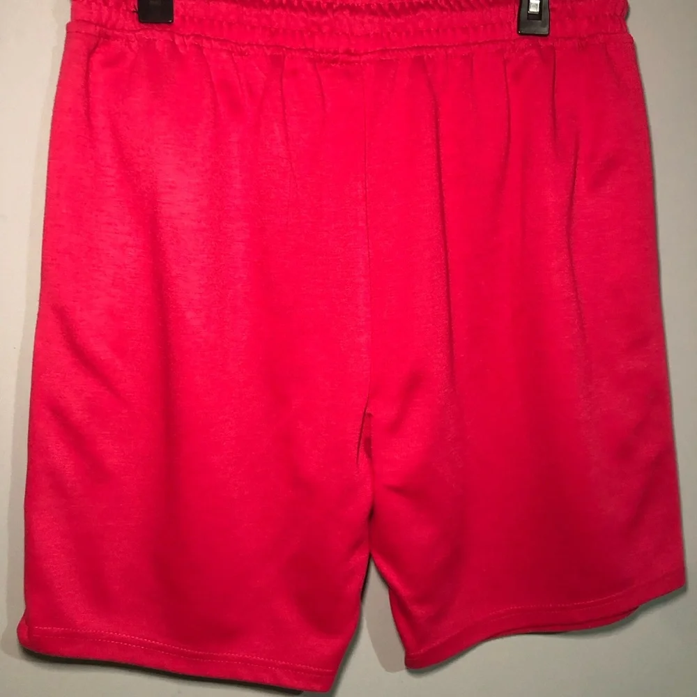 Men's Athletic Drawstring Shorts in Hot Pink - Picture 5 of 6